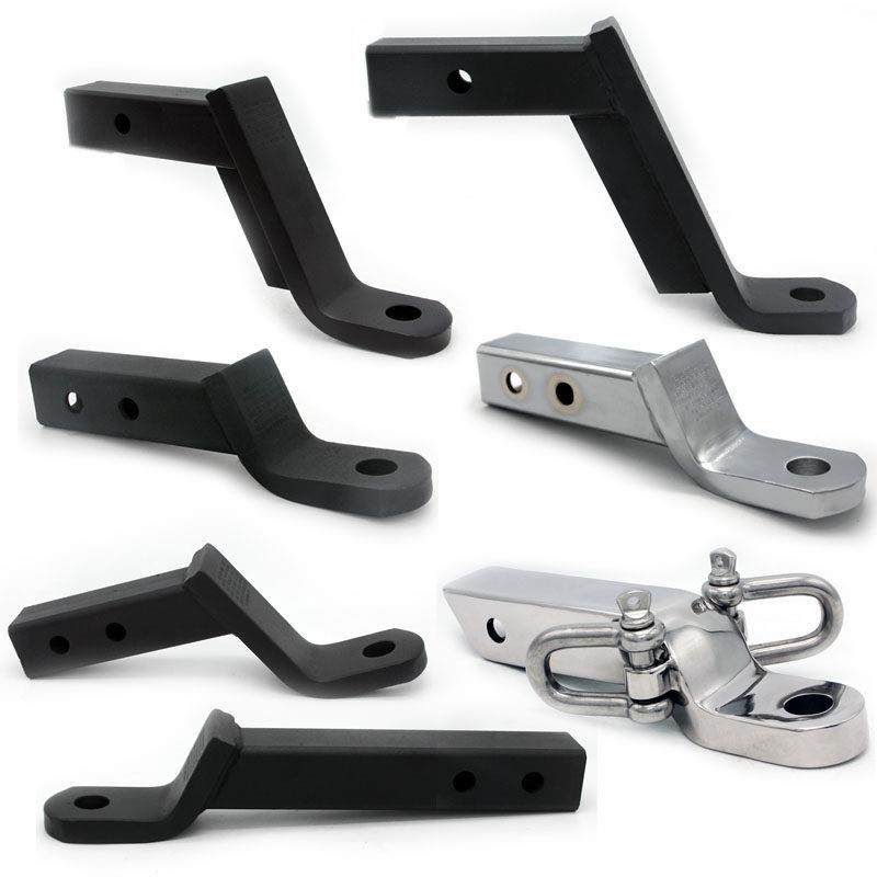 欣川汽车改装后方推车臂钩配件车尾连接器方口流氓钩拖挂房车游艇