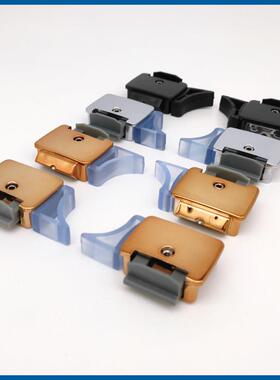 玻璃拉门止摆器矽胶垫块卡扣浴房玻璃淋浴房配件防撞滑轮定位器