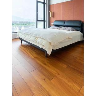 缅甸柚木天然原木纯实木地板木蜡油南泉厂直销人字形地暖锁