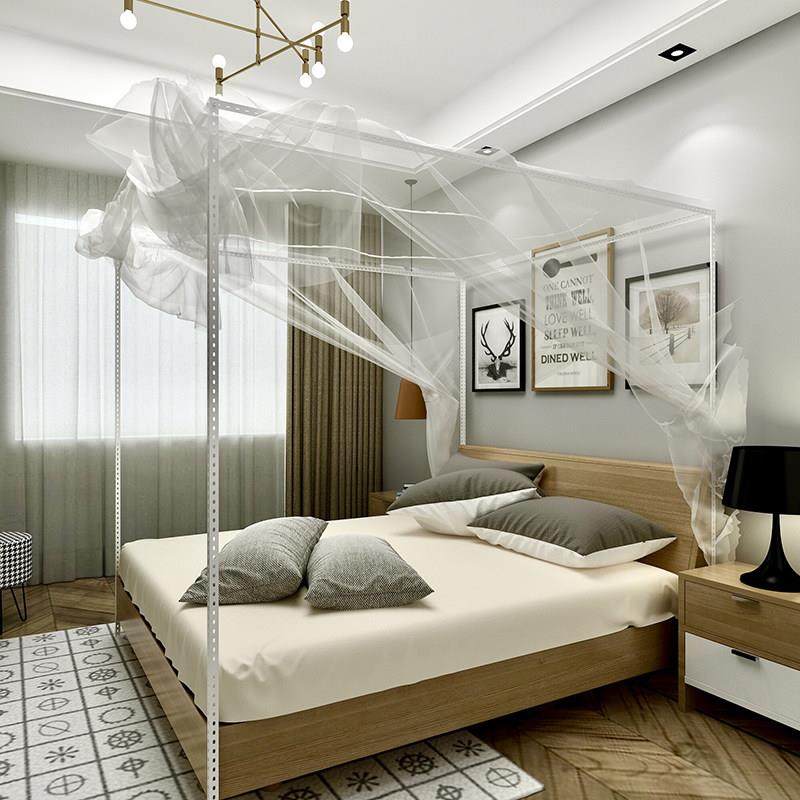 支撑定制蚊帐三门支架不锈钢落地式配件厚蚊帐杆1.8米床家,床上用品,蚊帐,淘宝优惠券,粉丝福利购,淘宝优惠卷