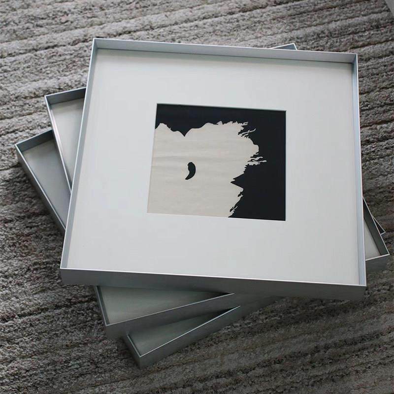 银色铝合金画框装裱留白细边框艺术家居碎布装饰相框摆台定制尺寸,家居饰品,相框/画框,淘宝优惠券,粉丝福利购,淘宝优惠卷