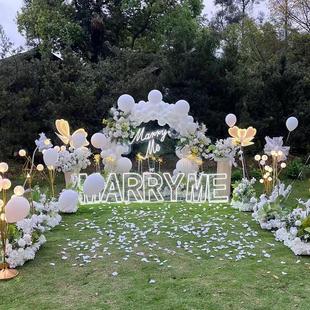 marryme求婚表白灯英文霓虹灯520发光LOVE字母灯灯牌数字生日灯牌