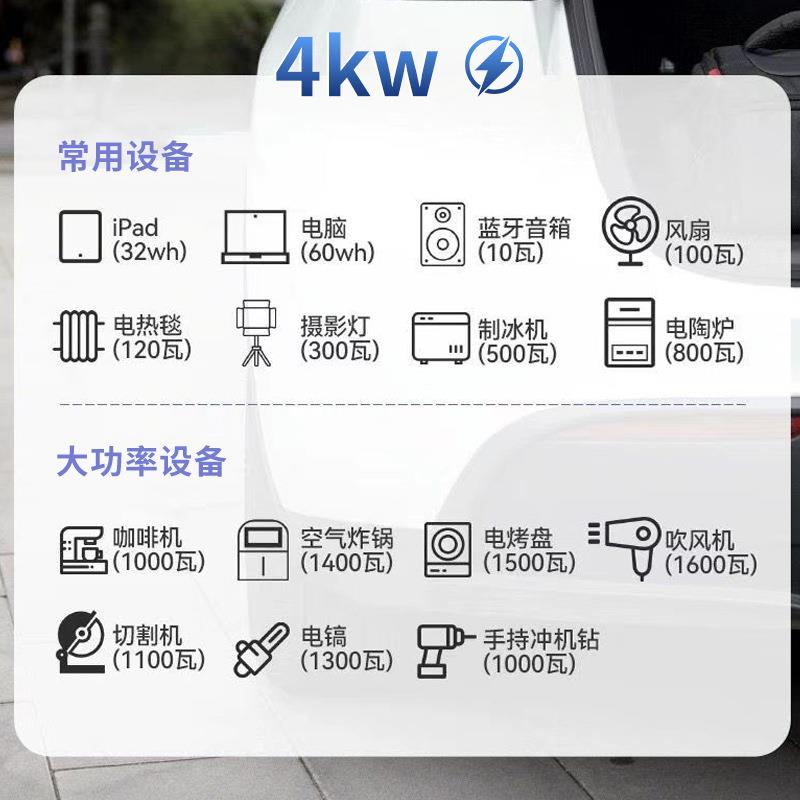 新能源车放电枪海鸥哪吒理想小鹏吉利放电器电动汽车外放电