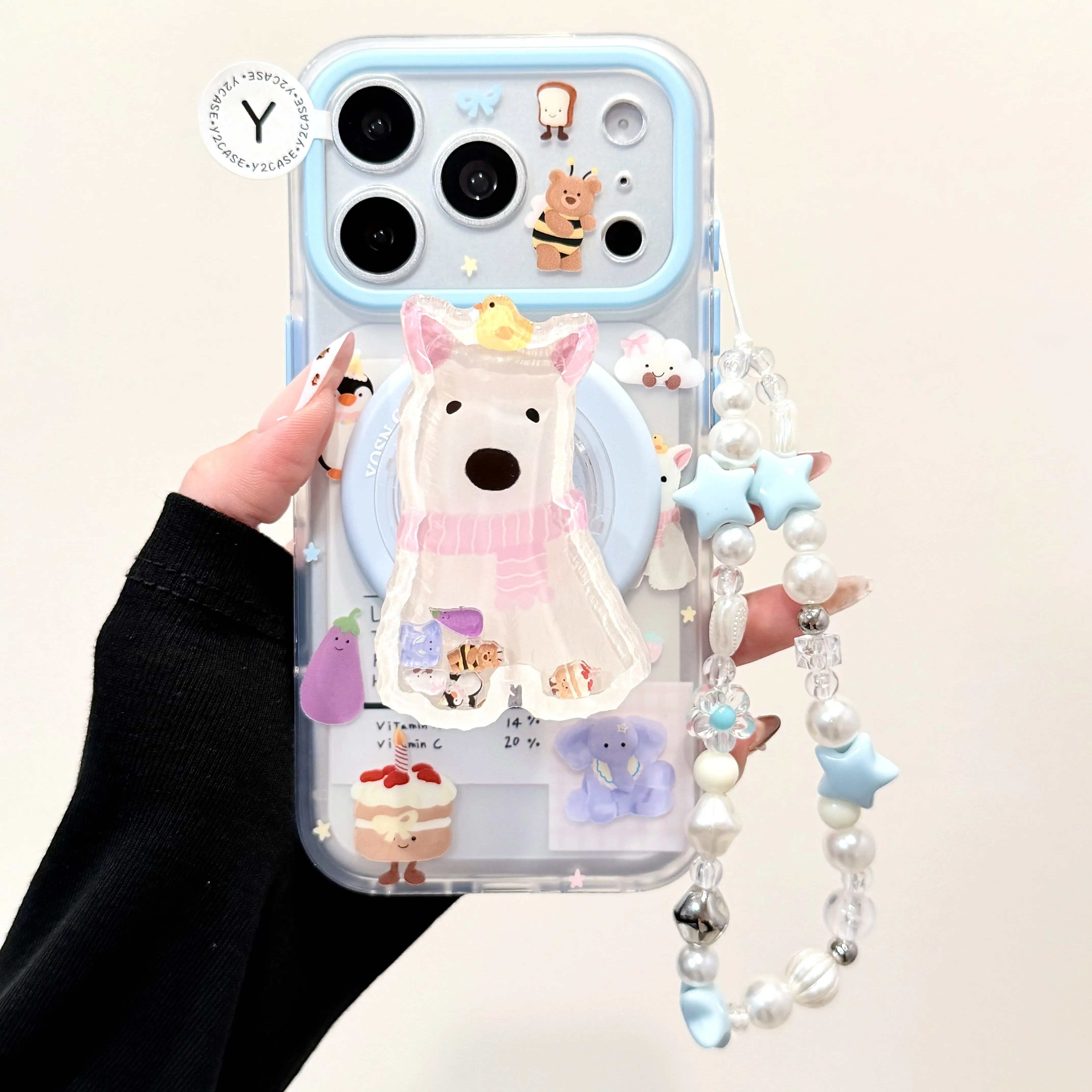 雨柠磨砂磁吸卡通小动物便签手账日记IMD手机壳适用iPhone17Promax新款苹果16日韩INS15个性创意14防摔保护套