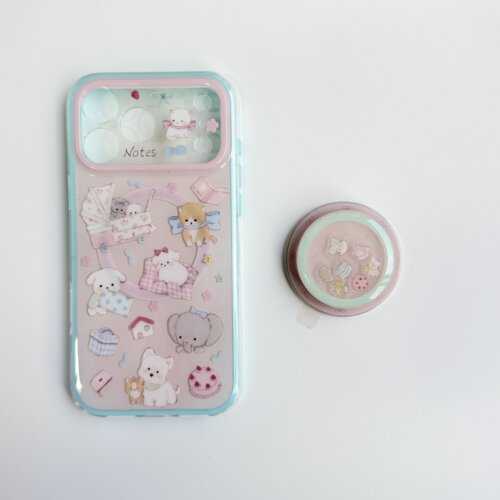雨柠童趣宠物车猫咪大象磁吸二合一适用苹果17promax手机壳iphone16新款15pro女款16pm全包保护壳