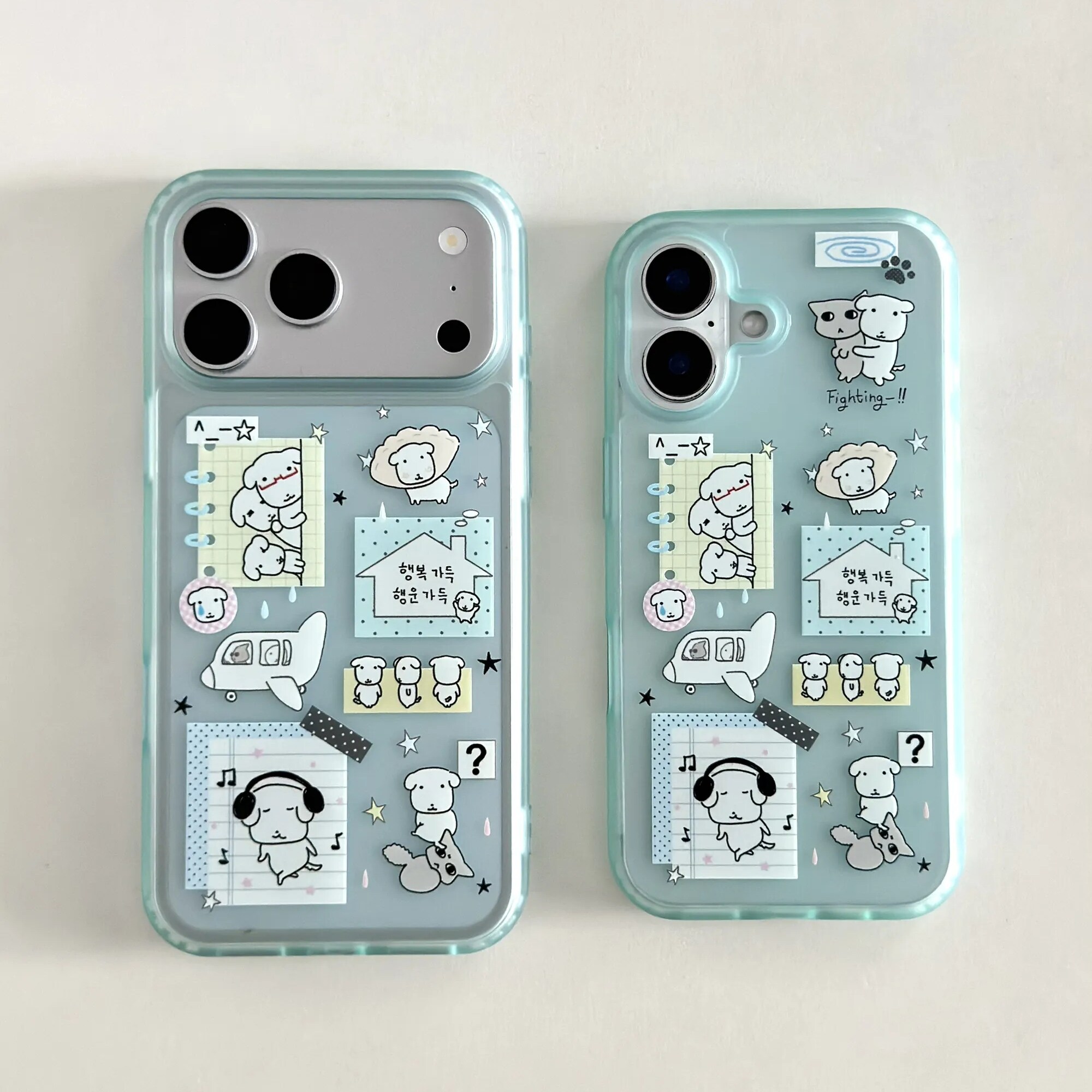 雨柠Ins风小众满屏可爱ganadi肤感透绿色imd手机壳适用iPhone · 【肤感绿ganadi】 iPhone 17防摔保护套