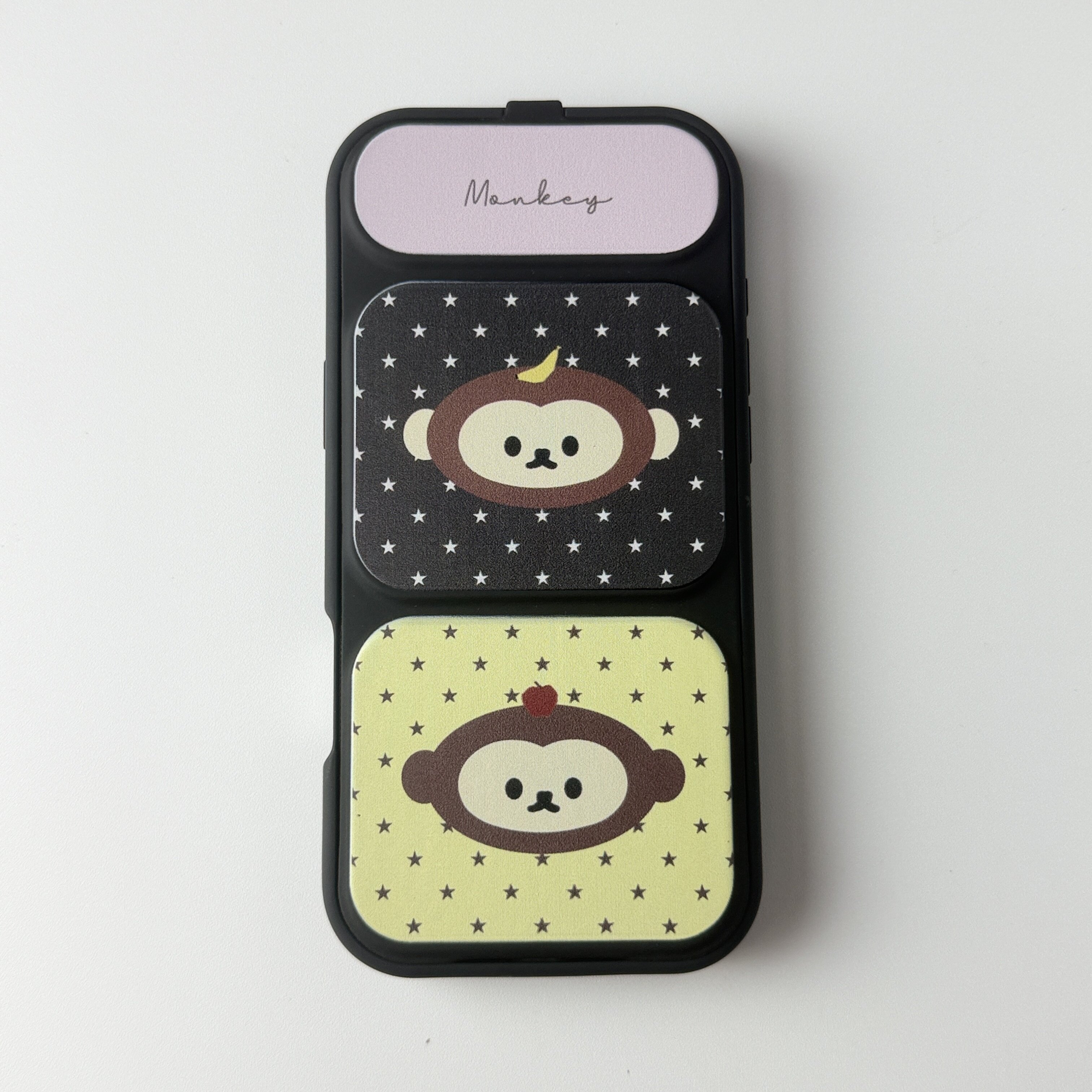 雨柠卡通星星小猴子手机壳适用iPhone18新款17日韩ins可爱个性创意趣味16防摔保护套