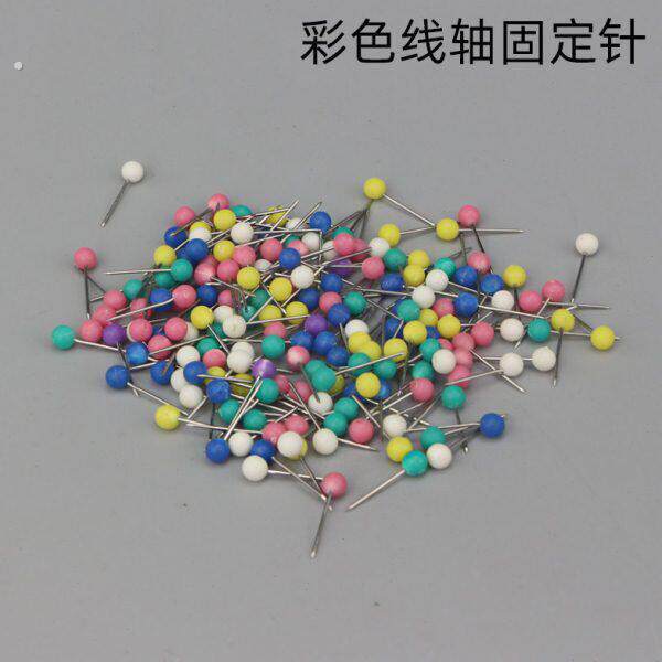 主线轴别针固定线组彩色珍珠大头针小珠针绕线板插针垂钓小配件