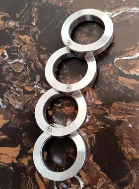 户外不锈钢指虎防身暗器四指拳扣自卫铁拳头手撑子扳指格斗战耐磨