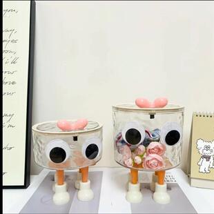 可爱防潮洗衣凝洗碗粉洗碗块珠收纳盒留香珠洗衣珠洗衣粉收纳盒子