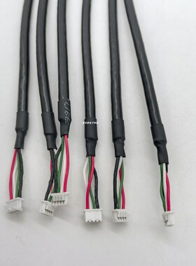 UL2725纯铜线材MX1.25-4p双头屏蔽线USB摄像头线延长线连接线