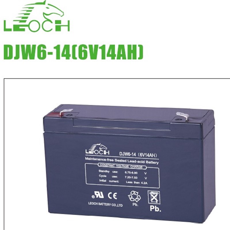 LEOCH理士DJW6-14 6V14AH医疗设备/电子仪器/玩具车/电子称用电池