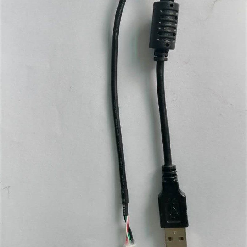 厂家直销 带磁环数据线 工业摄像头线  USB2.0转sh1.0-5p延长线1M