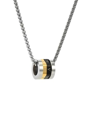 小蛮腰项链男士潮牌百搭钛钢吊坠男款毛衣链高级感男生链子酷配饰