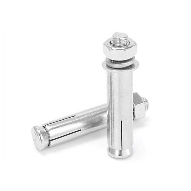 热镀锌膨胀螺栓镀锌加长加粗膨胀螺栓M6-M30金属膨胀螺丝 铁膨胀