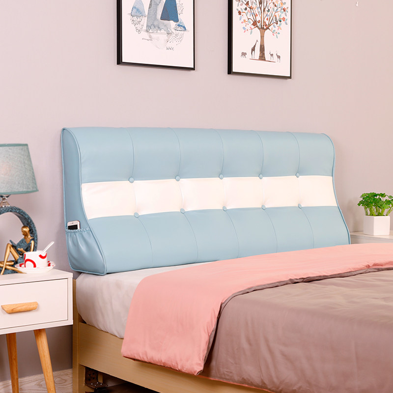 双S型曲线床头靠垫不粘直立无床头榻榻米靠背靠包可拆洗贴墙自粘,居家布艺,靠垫/抱枕,淘宝优惠券,粉丝福利购,淘宝优惠卷