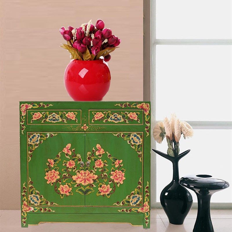 新中式鞋柜家用门口收纳玄关柜实木大容量储物柜经济型简约松木柜,住宅家具,餐边柜,淘宝优惠券,粉丝福利购,淘宝优惠卷