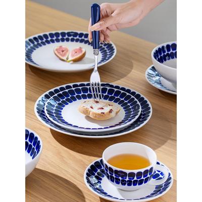 芬兰Arabia24h小时餐具北欧陶瓷深盘早餐盘子 Tuokio甜品盘沙拉碗