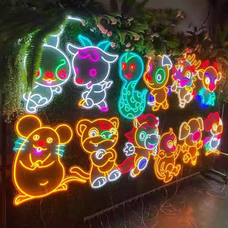 新年彩灯LED霓虹灯春节十