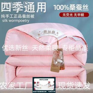 棉被子手工蚕丝被春秋被夏凉被四季 2025新款 通用二合一子母被高档