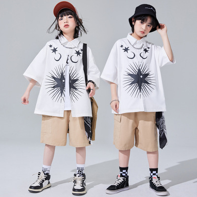 学院街舞2025新款六儿童演出服