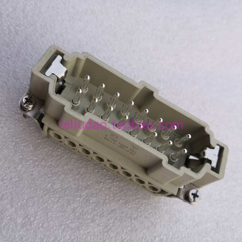 JMS连接器HDC-HE-016-M公插头16A/500V重载连接器HDC-HE-016F现货