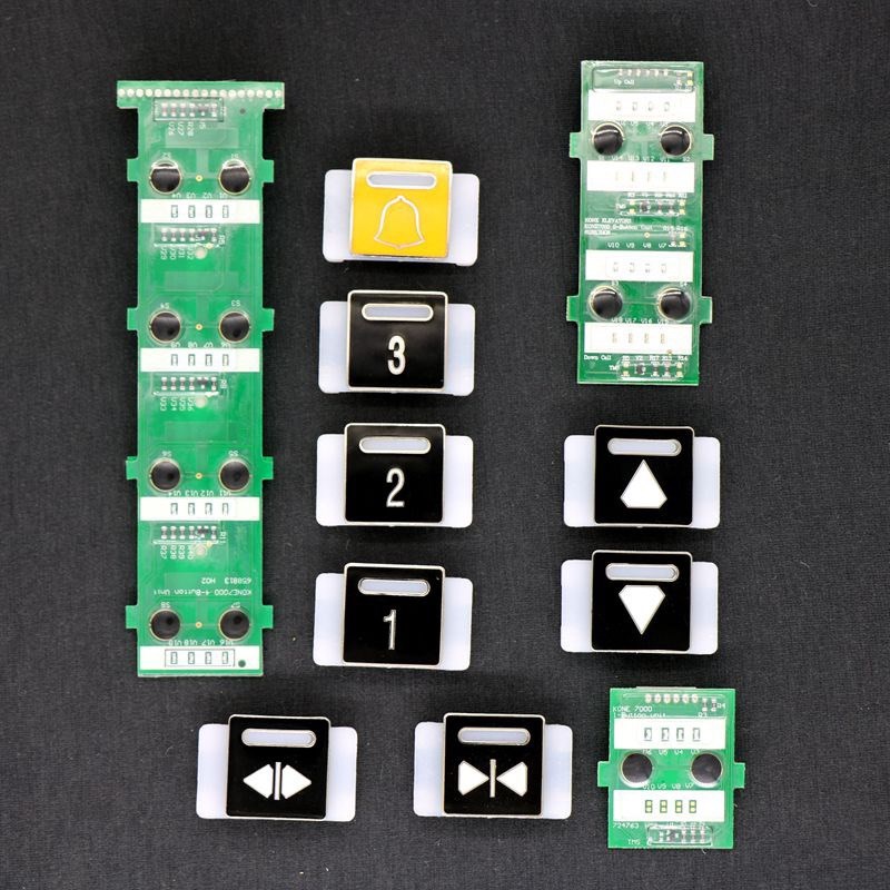 通力外呼按钮板KDELTA单联/双联/四联/八联3000型外呼盒电梯配件