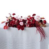 婚礼装 饰床头花艺 婚房布置家居摆放婚庆氛围仿真假花成品花艺