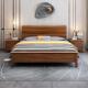 北欧乌金木床现代简约实木床1.8米实木卧室高端主卧小户型大床