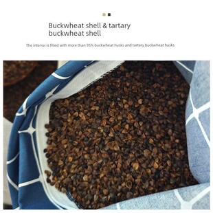 全荞麦壳枕头单人枕芯护颈椎枕乔麦皮硬大人家用助睡眠学生宿舍男