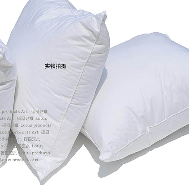 抱枕芯不塌陷不变形沙发床头靠枕内胆靠垫磨毛白布羽丝填充棉软包
