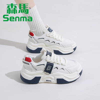 森马女鞋老爹鞋2025新款爆款厚底