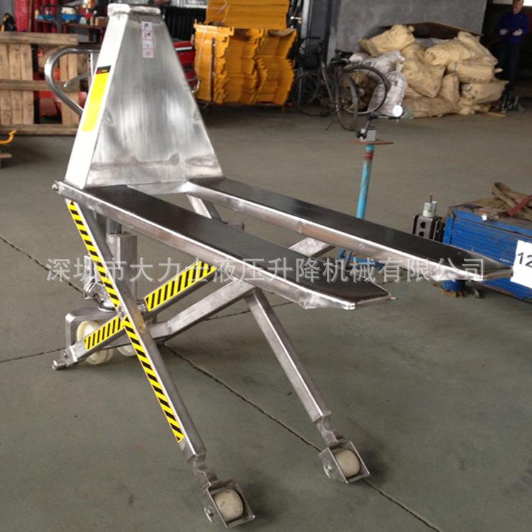 电动高升程搬运车 液压高起升叉车 半电动高起升托盘车