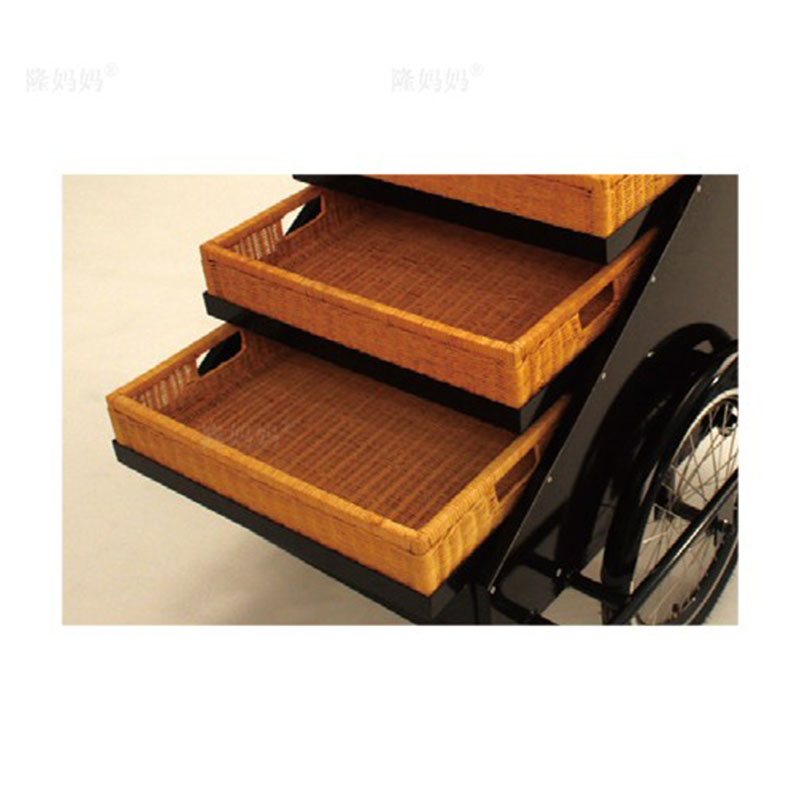 美食车花艺街景多功能流动摊位售货车风景区铁艺花箱花架水果车