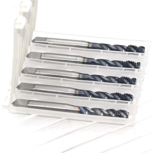 德国MFT镀钴螺旋丝攻TIN黑钛粉末螺旋丝锥用