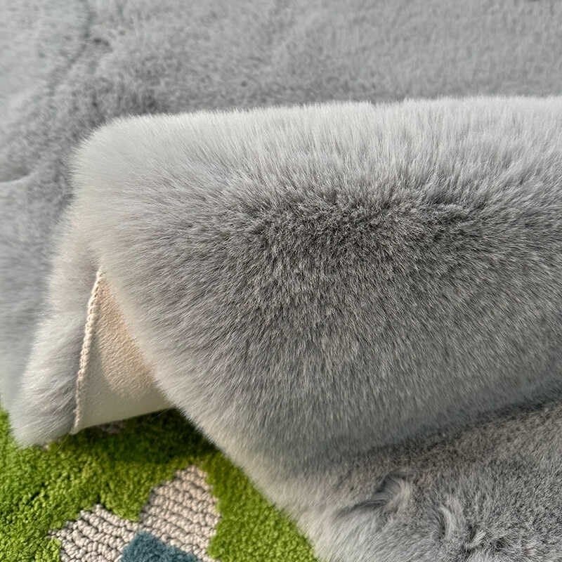 椭圆形小地毯家用床边地毯卧室床前毯超柔软仿兔毛地垫加厚加密,居家布艺,床边毯,淘宝优惠券,粉丝福利购,淘宝优惠卷