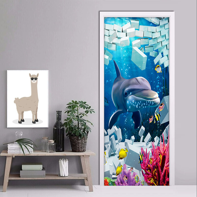 门纸自粘整张装饰房门厕所儿童卧室木门翻新墙画,家居饰品,软装墙贴,淘宝优惠券,粉丝福利购,淘宝优惠卷