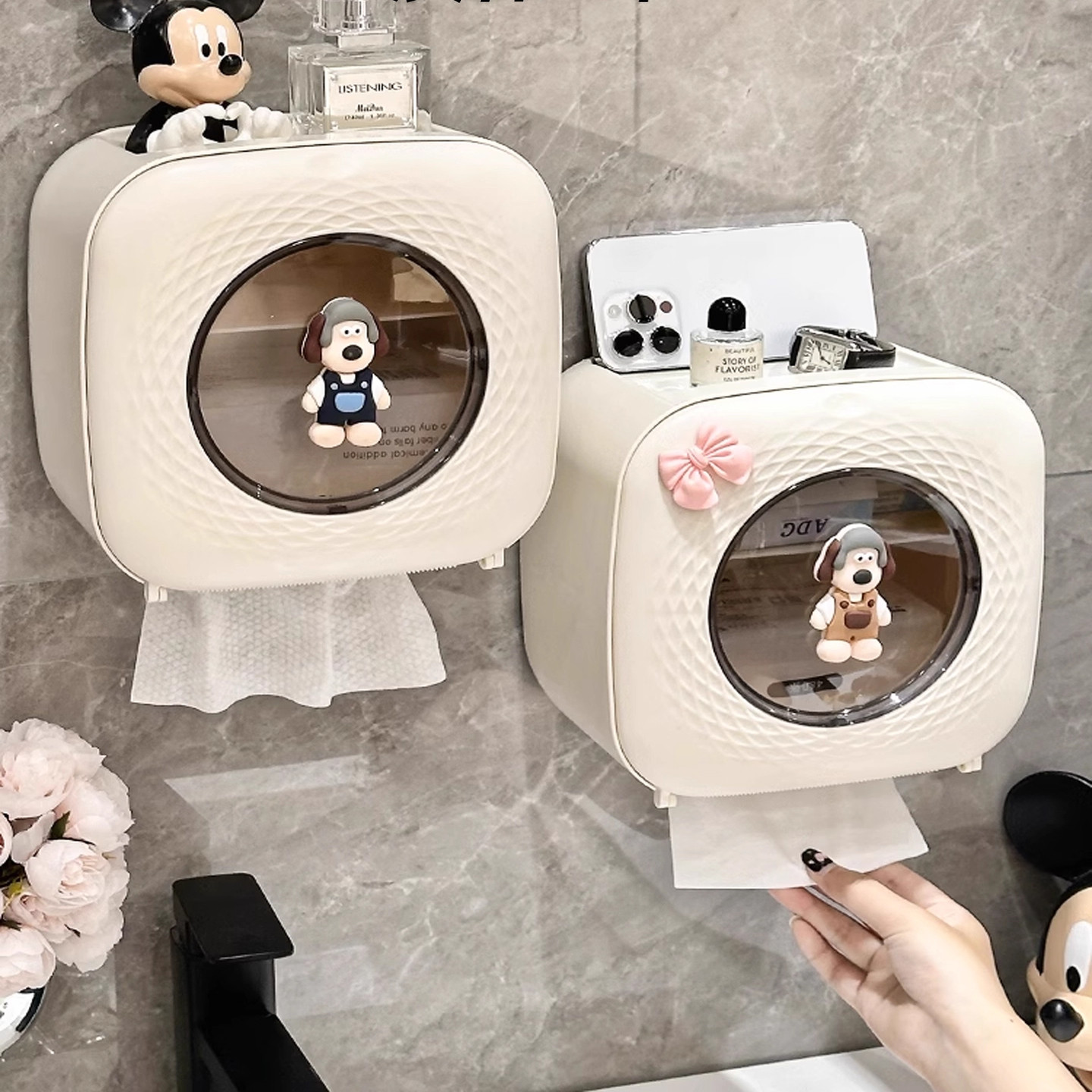 卫生间厕纸巾盒壁挂式厕所纸巾盒洗脸巾收纳盒抽纸轻奢创意卷纸盒,收纳整理,纸巾盒,淘宝优惠券,粉丝福利购,淘宝优惠卷