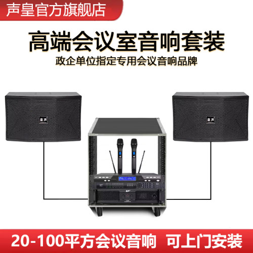 声皇K810 会议室(30-200平方) 高端专业会议演讲教学培训音响套装