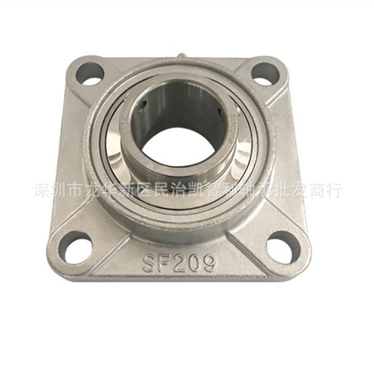 不锈钢外球面 SSB202-10 SUCF201 SUCF202 SUCF203防锈带座轴承