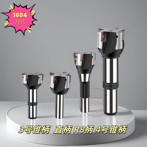 数控1604铣刀杆400R立铣刀加工中心直角开粗锥柄R8炮塔1604飞刀杆