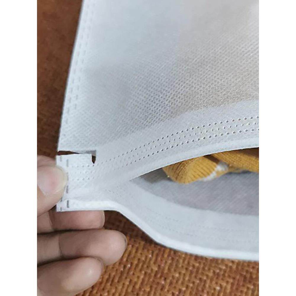 40g中厚无纺布服装包装袋白色透气防尘收纳鞋袋环保白色