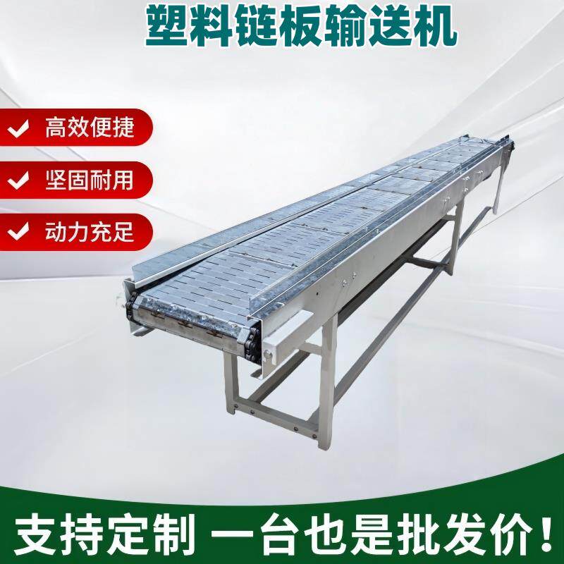 不锈钢POM食品输送带PP塑料炼板输送机蔬果分拣清洗耐腐蚀提升机
