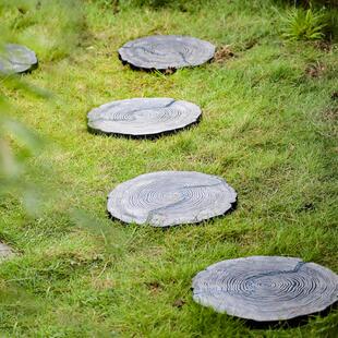 汉运堂中式摆件踏脚石户外庭院花园草坪踏脚石庭院花园布局踏脚石