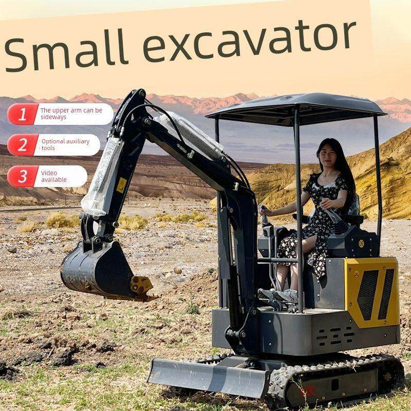 小型挖掘机家用挖掘工程果园温室农垦微型破碎挖掘机微型挖掘小型,五金/工具,挖掘机,淘宝优惠券,粉丝福利购,淘宝优惠卷