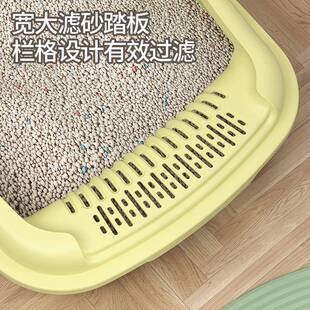 猫砂盆超大号全半封闭式猫屎盆防带砂特小号幼猫厕所猫咪用品大全