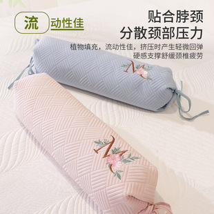 凉感豆豆韩式 夏季 糖果枕护颈枕头枕芯凉感面料冰丝家用凉席枕