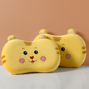 猫肚枕护颈椎学生枕卡通枕套记忆枕慢回弹记忆棉枕头批发儿童枕芯