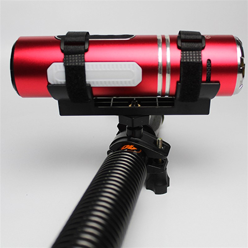 自行车手电筒支架骑行小音响安装固定夹山地车把前灯配件