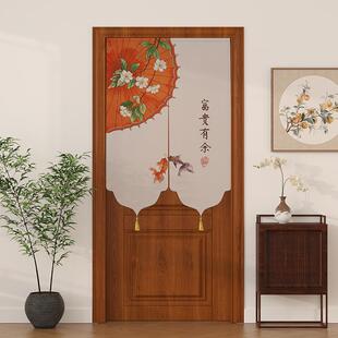 高档卧室房间家用高级感透风不透人门帘半帘店铺商用 门帘2024新款